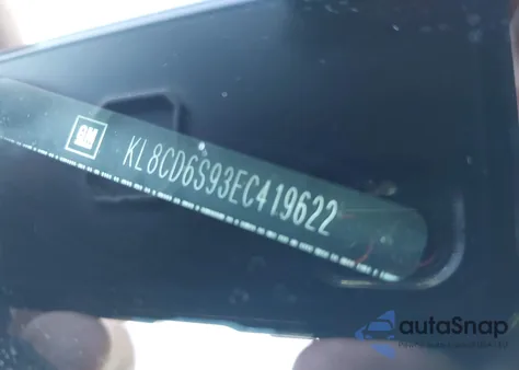 2014 Chevrolet Spark 1Lt Auto z USA, uszkodzony, nr VIN KL8CD6S93EC419622